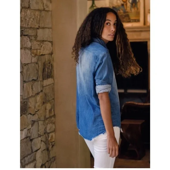 Frank & Eileen Famous Denim Shirt Size L - Picture 5 of 17